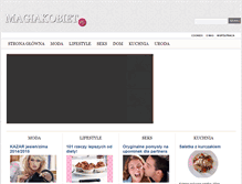 Tablet Screenshot of magiakobiet.pl